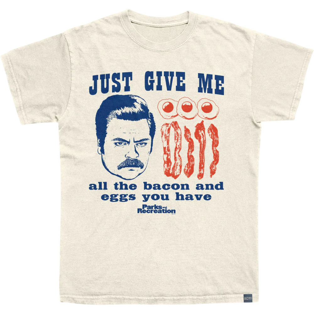 Made In Usa Bacon And Eggs Parks And Recreation Tshirt